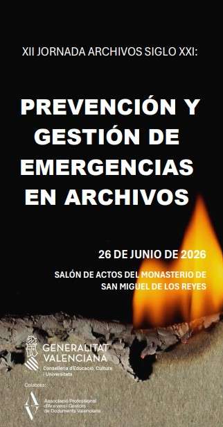 26/06/ 2026 El GREPAC participa en la XII Jornada de Archivos Siglo XXI en Valencia